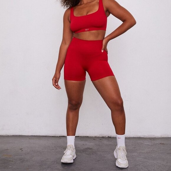 SET Active Skulptflex Power Shorts in Hearththrob | Size XS - Picture 2 of 8